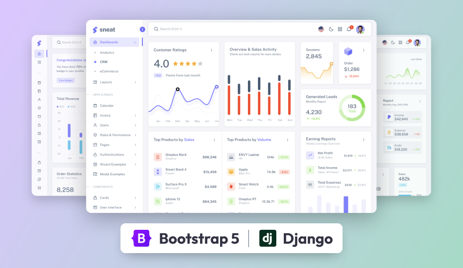 Sneat Bootstrap Django Admin Template